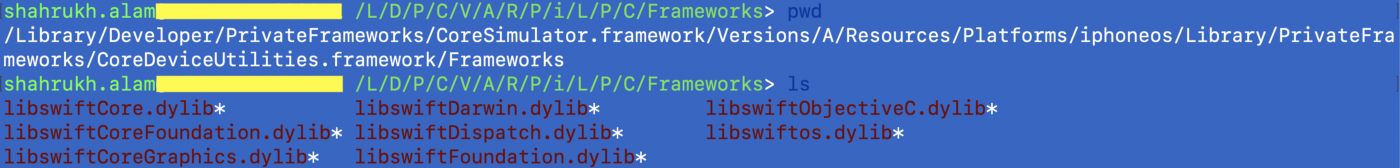 Swift Dynamic libaries in Finder