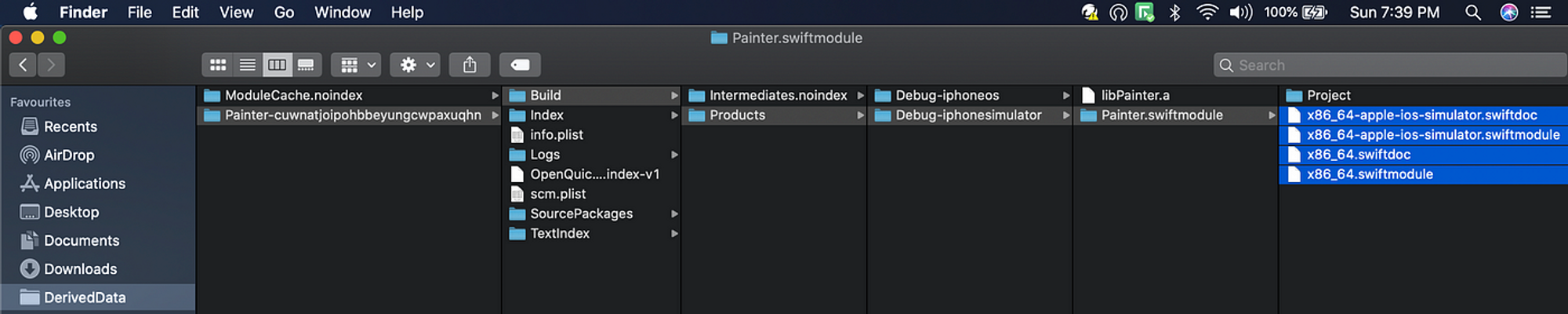 Swift Module folder